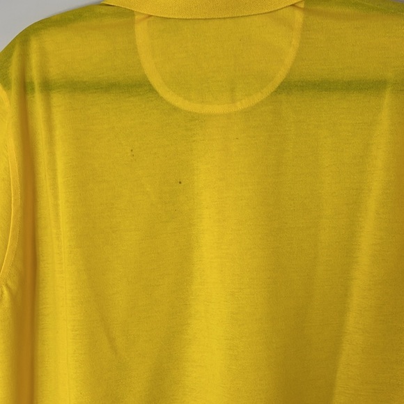Callaway Yellow Performance Golf Shirt Size Medium - Picture 10 of 10